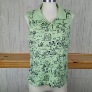 LizGolf Mint Green Golf Tank Top, Liz Claiborne